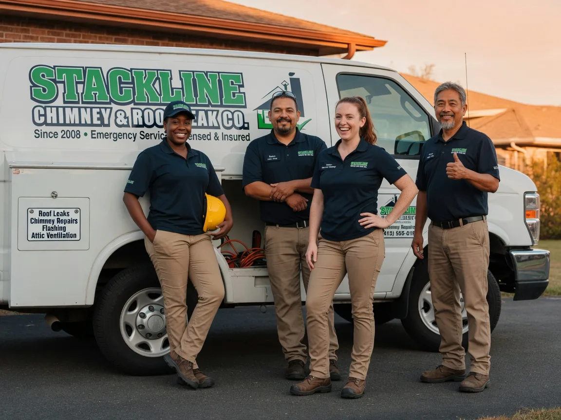 Chimney flashing repair company in Elmira, OR